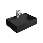 HushLab InLove Umywalka wisząca 50S 50x35 kolor czarny matowy (HLAL050S.08 Black matt) - możliwy odbiór Warszawa HushLab