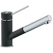 Franke Sirius Top Bateria kuchenna z wyciąganą wylewką chrom/onyx - zdjęcie 1