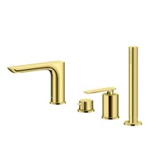 Kohlman EXPERIENCE GOLD 4-otworowa bateria wannowa złoty (QB244EGD) - możliwy odbiór Warszawa Kohlman