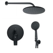 Hagendsen&Smith Zestaw podtynkowy prysznicowy z deszczownicą 23cm czarny mat (IN.000P202) - możliwy odbiór Warszawa Hagendsen&Smith