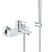 Grohe Lineare bateria wannowa natynkowa z zestawem punktowym chrom (33850001) - możliwy odbiór Warszawa Grohe