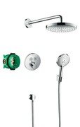 Hansgrohe Raindance Select S Podtynkowy zestaw prysznicowy z termostatem i deszczownicą ShowerSelect S (27297000) - możliwy odbiór Warszawa Hansgrohe
