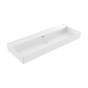 Hushlab Colori d' Italia Umywalka nablatowa z możliwością powieszenia bez otworu na baterię 120x46 biały połys (HLBC023 B/O) - możliwy odbiór Warszawa Hushlab