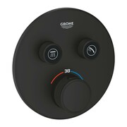 GROHE SmartControl Bateria prysznicowa podtynkowa 2-drożna element zewnętrzny phantom black (29507KF0) - możliwy odbiór Warszawa Grohe