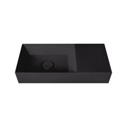 HushLab Small 55 umywalka wisząca 55x25 kolor czarny matowy (HLAL104.08 Black matt) - możliwy odbiór Warszawa HushLab