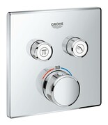 Grohe Grohtherm SmartControl Bateria prysznicowa podtynkowa termostatyczna 2-drożna do SmartBox Chrom (29124000) - możliwy odbiór Warszawa Grohe