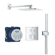 Grohe Grohtherm Cube zestaw prysznicowy podtynkowy termostat deszczownica 23cm chrom (34741000) - możliwy odbiór Warszawa Grohe
