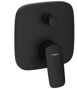 Hansgrohe Logis Jednouchwytowa bateria wannowa, podtynkowa, element zewnętrzny Czarny Matowy (71405670) - możliwy odbiór Warszawa Hansgrohe