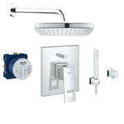 Grohe Eurocube Zestaw prysznicowy podtynkowy deszczownica 25cm (224062000 + 35600000 + 26695000) chrom (IN.000P721) - możliwy odbiór Warszawa Grohe