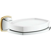 Grohe Grandera uchwyt z ceramiczną mydelniczką chrom/zloty (40628IG0) - możliwy odbiór Warszawa Grohe