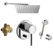 Kludi Bozz bateria, Zestaw prysznicowy podtynkowy, deszczownica Slim 30x30cm (6306005 +6803005+38624N +38716057 (IN.000P871) - możliwy odbiór Warszawa Kludi