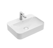 Villeroy & Boch Finion Umywalka stojąca na blacie 60 cm prostokątna, 1/otw. możliwe 3/otw. bez przelewu, zaleceni (414261R1) - możliwy odbiór Warszawa Villeroy & Boch