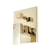 HushLab Piatto Gold Bateria wannowo-prysznicowa podtynkowa Złoty błyszczący (HLPG2103) - możliwy odbiór Warszawa HushLab