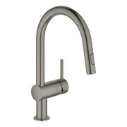 Grohe Minta Bateria zlewozmywakowa, kuchenna z wyciąganą wylewką brushed hard graphite (32321AL2) - możliwy odbiór Warszawa Grohe