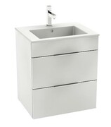 Roca Suit zestaw łazienkowy Unik z 2 szufladami 550mm - biały połysk (A85118A806) - możliwy odbiór Warszawa Roca