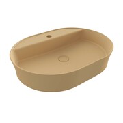 Hushlab Colori d' Italia Umywalka nablatowa z otworem na baterię i przelewem 60x45 kaszmir mat (HLBC018.11 Cashmere Matt) - możliwy odbiór Warszawa Hushlab