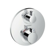 Hansgrohe Ecostat S Bateria termostatyczna z zaworem odcinajaco-przełączającym, montaż podtynkowy, element zewnęt (15758000) - możliwy odbiór Warszawa Hansgrohe