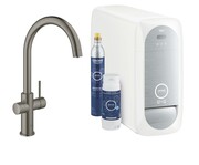 Grohe Blue Home bateria kuchenna filtruje chłodzi i gazuje wodę brushed hard graphite (31455AL1) - możliwy odbiór Warszawa Grohe