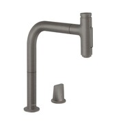 Hansgrohe Metris Select M71 2-otworowa bateria kuchenna jednouchwytowa, z w/w i sBox czarny chrom szczotkowany (73818340) - możliwy odbiór Warszawa Hansgrohe