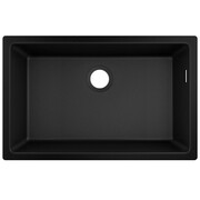 Hansgrohe S51 Zewozmywak podblatowy 1-komorowy prostokątny S510-U660 71x45 cm grafitowa czerń (43432170) - możliwy odbiór Warszawa Hansgrohe