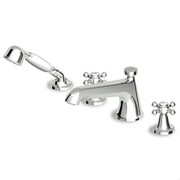 Zucchetti Agora Bateria wannowa sztorcowa 4-otworowa 4-otworowa, na brzeg wanny chrom (ZAG486) - możliwy odbiór Warszawa Zucchetti