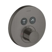 AXOR ShowerSelect Bateria prysznicowa termostatyczna podtynkowa dla 2 odbiorników czarny chrom szczotkowany (36723340) - możliwy odbiór Warszawa Axor