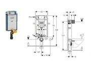 Geberit Kombifix Omega - element montażowy Kombifix do WC, Omega, H108 (110.020.00.1) - możliwy odbiór Warszawa Geberit