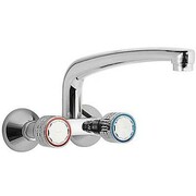 Tres Ese-23 bateria kuchenna, zlewozmywakowa natynkowa ścienna chrom (123217) - możliwy odbiór Warszawa Tres