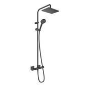 Hansgrohe Vernis Shape zestaw prysznicowy z termostatem deszczownica 23cm czarny matowy (26286670) - możliwy odbiór Warszawa Hansgrohe