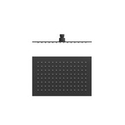 Tres Natrysk sufitowy ze stali nierdzewnej Matowa czerń 300x200 mm (134315007NM) - możliwy odbiór Warszawa Tres