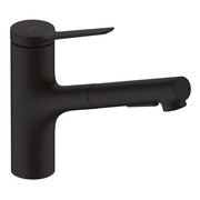 Hansgrohe Zesis M33 Bateria zlewozmywakowa, kuchenna z wyciąganą wylewką,150, M czarny matowy (74800670) - możliwy odbiór Warszawa Hansgrohe