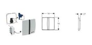 Geberit Delta przycisk elektroniczny zawór spłukujący do pisuaru, Basic, zasilanie 230V, chrom-mat (115.802.46.5) - możliwy odbiór Warszawa Geberit