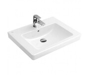 Villeroy & Boch Subway 2.0 umywalka 650 x 470 mm, do montazu z meblami Subway 2.0 Weiss Alpin (7113FA01) - możliwy odbiór Warszawa Villeroy & Boch