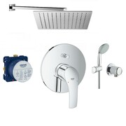 Grohe Eurosmart New bateria, Zestaw prysznicowy podtynkowy, deszczownica Slim 30x30m (24043002 + 35600000 + 276 (IN.000P852) - możliwy odbiór Warszawa Grohe