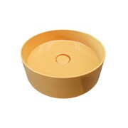 HushLab Slim 40 Umywalka nablatowa 40x40 Żółty połysk (HLAL012.96 Honey Gloss) - możliwy odbiór Warszawa HushLab