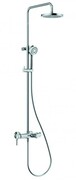 Kludi Logo Zestaw prysznicowy Dual Shower System z deszczownicą i wylewką chrom (6808305-00) - możliwy odbiór Warszawa Kludi