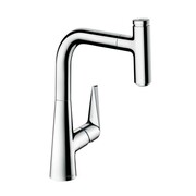 Hansgrohe Talis Select M51 Bateria zlewozmywakowa, kuchenna 220 z wyciąganą wylewką rozmiar M chrom (73852000) - możliwy odbiór Warszawa Hansgrohe