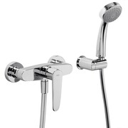 Tres Flat bateria natryskowa natynkowa z zestawem punktowym chrom (20416701) - możliwy odbiór Warszawa Tres