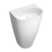 Omnires SIENA Umywalka wolnostojąca Marble+, 55x43 cm, biały połysk (SIENAUWBOBP) - możliwy odbiór Warszawa Omnires