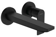 Hansgrohe Rebris E Jednouchwytowa bateria umywalkowa montaż ścienny podtynkowy z wylewką 20 cm Czarny Matowy (72568670) - możliwy odbiór Warszawa Hansgrohe