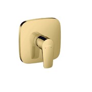 Hansgrohe Talis E bateria prysznicowa, montaż podtynkowy, element zewnętrzny, złoty optyczny (71765990) - możliwy odbiór Warszawa Hansgrohe