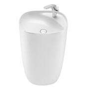 Roca Beyond Umywalka wolnostojąca owalna 50x45x88 cm Fineceramic Supraglaze biały (A3270B0S00) - możliwy odbiór Warszawa Roca