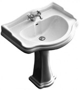 Kerasan Retro Umywalka meblowa 69x52 cm biała + postument (104601 +107001) (104601+107001) - możliwy odbiór Warszawa Kerasan