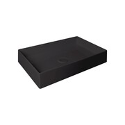 HushLab SUPER SLIM 60 umywalka nablatowa 60X37 kolor czarny matowy (HLAL007.08 Black matt) - możliwy odbiór Warszawa HushLab