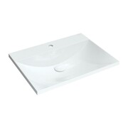 Omnires Naxos Umywalka meblowa prostokątna Marble+ 60x46 cm biały połysk (NAXOSF600BP) - możliwy odbiór Warszawa Omnires
