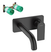 Hansgrohe Vernis shape Bateria umywalkowa podtynkowa kompletna czarny (71578670+13622180) - możliwy odbiór Warszawa Hansgrohe