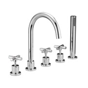 Bateria wannowa OMNIRES Modern C311 5-otworowa Chrom