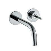 Axor Uno2 Jednouchwytowa bateria umywalkowa ścienna z osobnymi rozetami, długość wylewki 225 mm, DN15 chrom (38116000) - możliwy odbiór Warszawa Axor