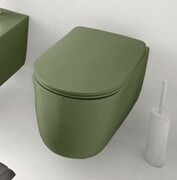 Kerasan Nolita Miska WC Wisząca 35x55 Cm Zielony mat (531411) - możliwy odbiór Warszawa Kerasan
