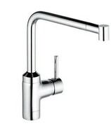 Kludi L-ine Jednouchwytowa bateria kuchenna, zlewozmywakowa z wyciąganą wylewką DN10 (428210577) - możliwy odbiór Warszawa Kludi